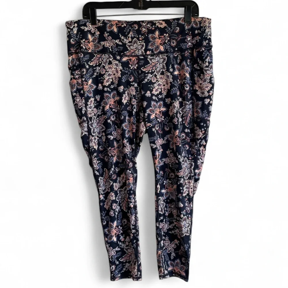 J. Jill Fit Paisley Floral Leggings Size XL Petite - Picture 1 of 5